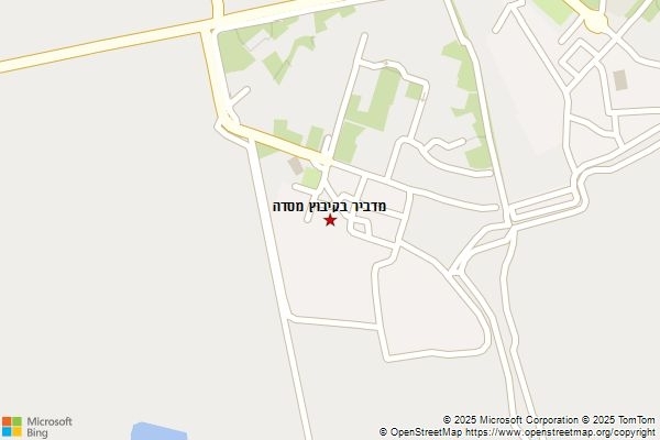 מדביר בקיבוץ מסדה