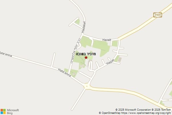 מדביר בשובה