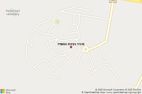 מדביר בקיבוץ המעפיל