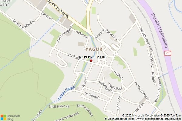 מדביר בקיבוץ יגור