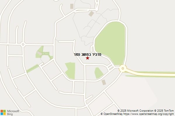 מדביר במושב נטור