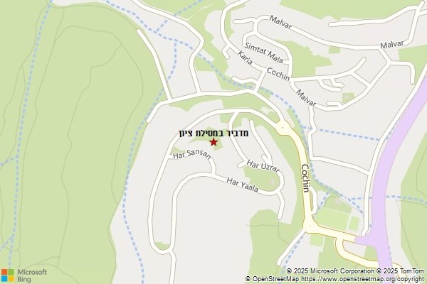 מדביר במסילת ציון
